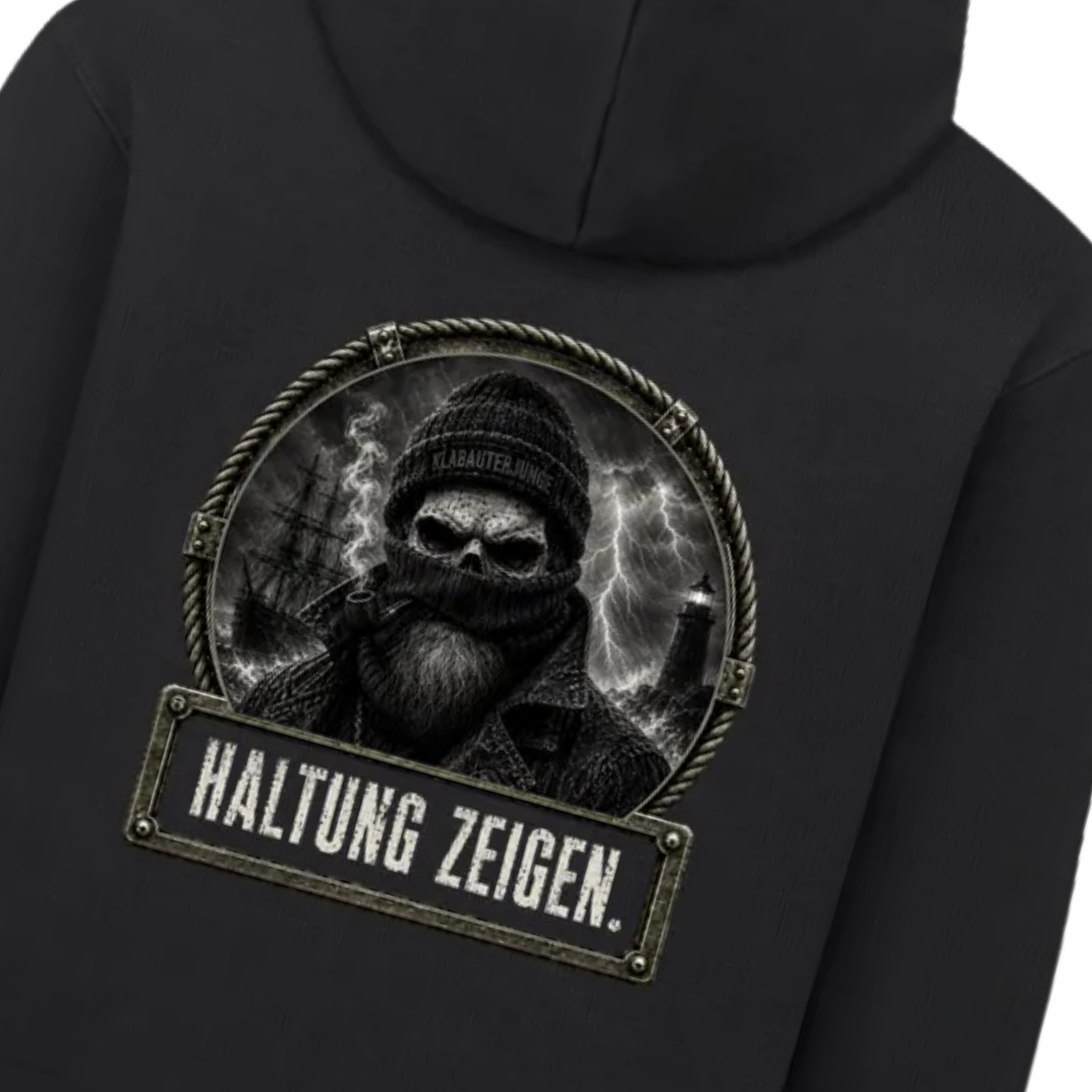 HALTUNG ZEIGEN. – Hoodie | Motiv hinten