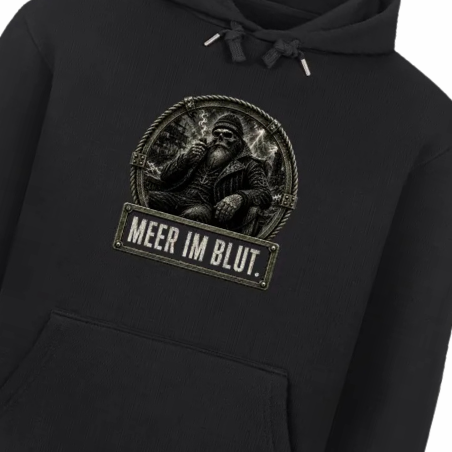 MEER IM BLUT. – Hoodie | Motiv vorne