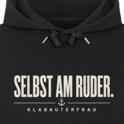 SELBST AM RUDER. HOODIE. Klabauterfrau.