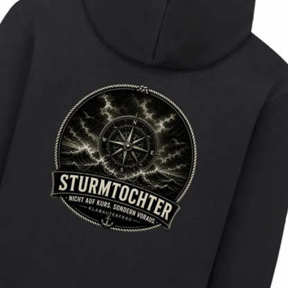 NICHT AUF KURS. Sturmtochter. HOODIE.