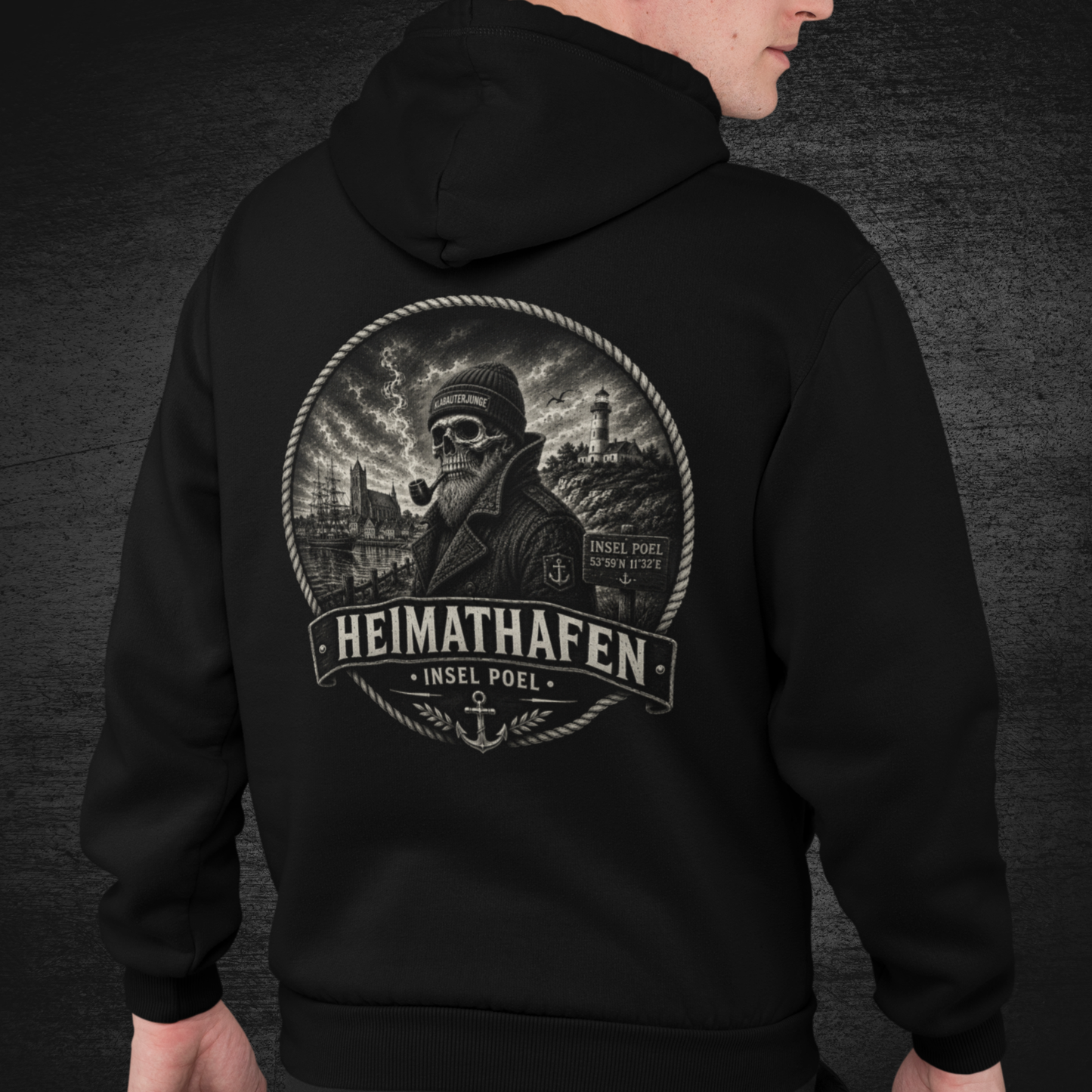 HEIMATHAFEN - INSEL POEL - HOODIE