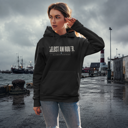 SELBST AM RUDER. HOODIE. Klabauterfrau.